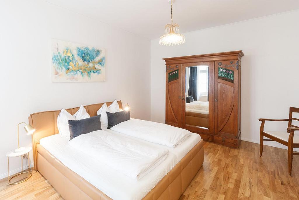 Stilvoll & Ruhig - Zentrale Top-Lage - King Bett Leipzig Dış mekan fotoğraf