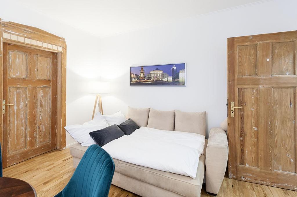 Stilvoll & Ruhig - Zentrale Top-Lage - King Bett Leipzig Dış mekan fotoğraf